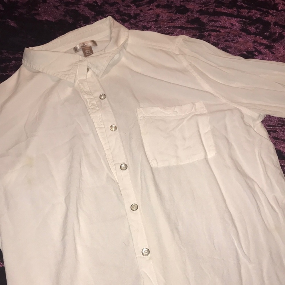 White button Down blouse